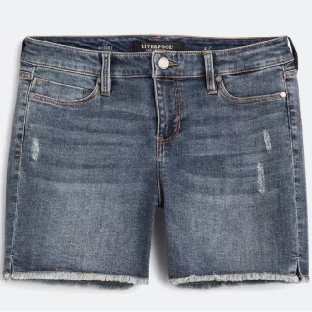 Denim shorts, women’s, 4” inseam
